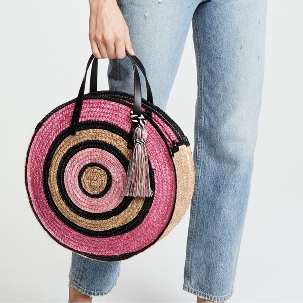 Rebecca Minkoff Straw Circle Tote